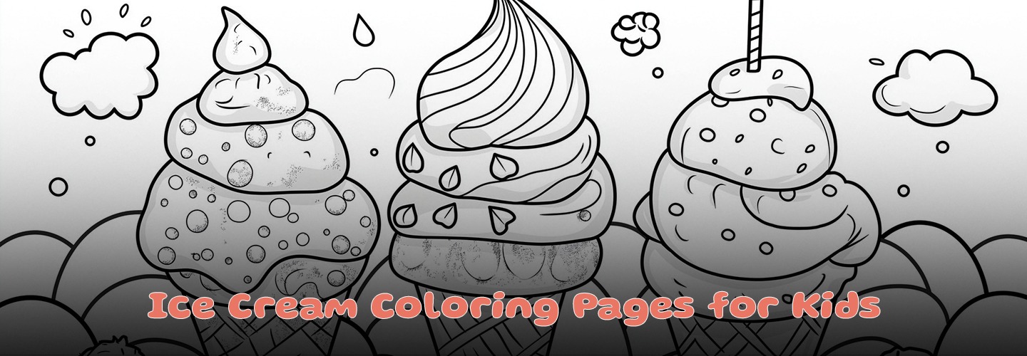 Read more about the article Ice Cream Coloring Pages for Kids: Sweet & Fun Summer Ideas