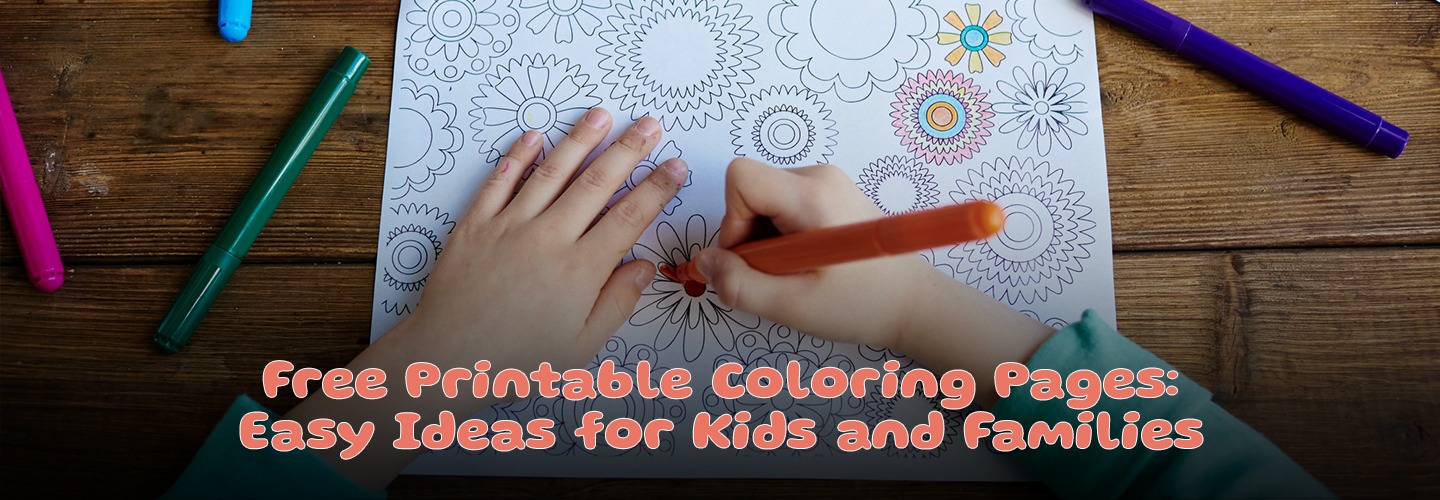 Read more about the article Free Printable Coloring Pages: Easy Ideas for Kids and Families